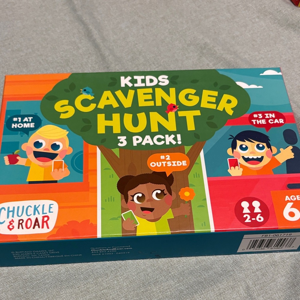 Kids Scavenger Hunt Game - Colorful 3-Pack